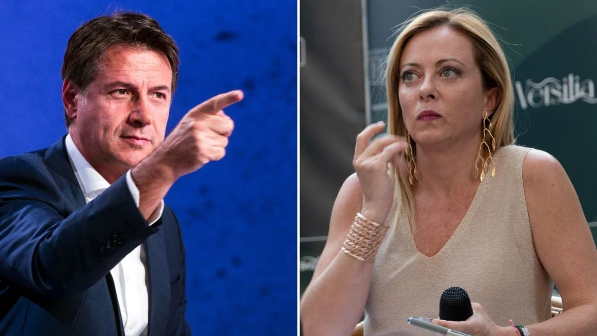 Giuseppe Conte pronto al confronto con Giorgia Meloni ad Atreju