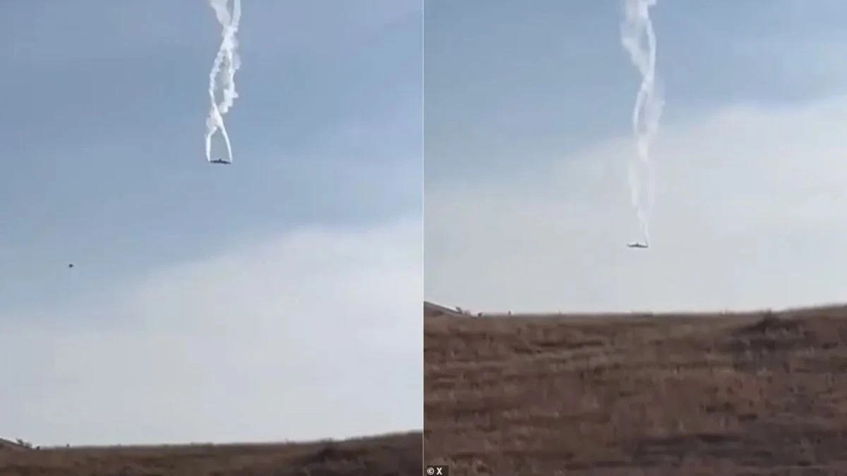 Resti dell'aereo militare turco precipitato tra Georgia e Azerbaigian