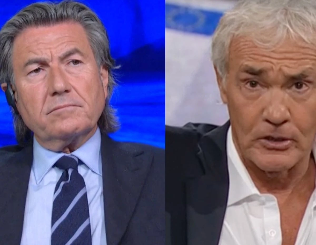 Momento di tensione tra De Rensis e Giletti durante la trasmissione