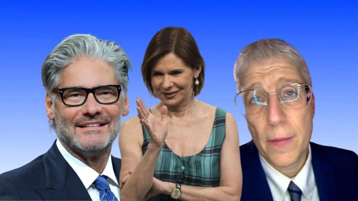 Set Mediaset con telecamere e staff tecnico durante la preparazione