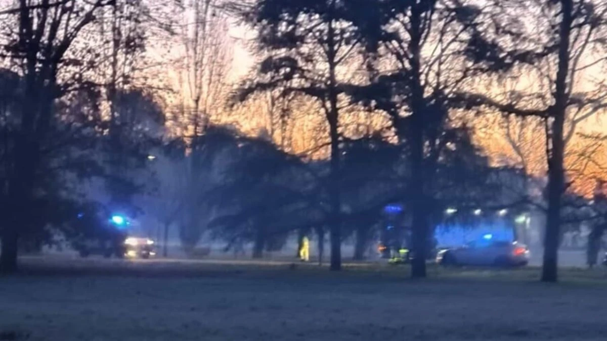 Il parco Forlanini all'alba, luogo del ritrovamento del giovane