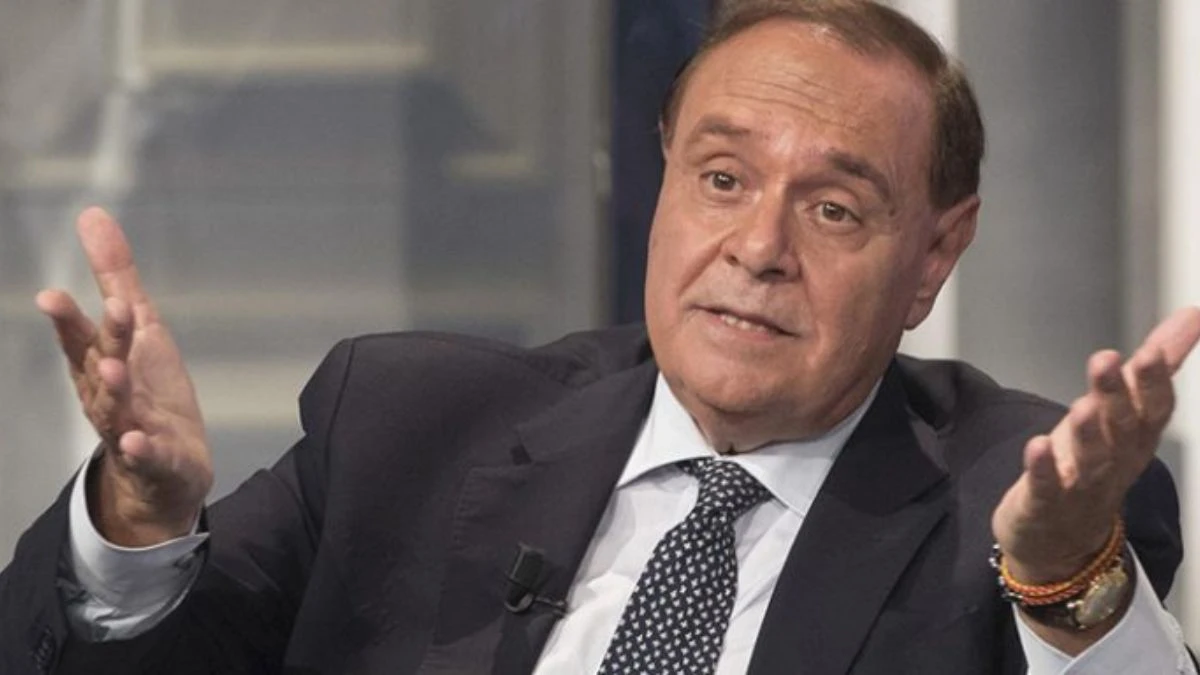 Clemente Mastella durante un incontro politico