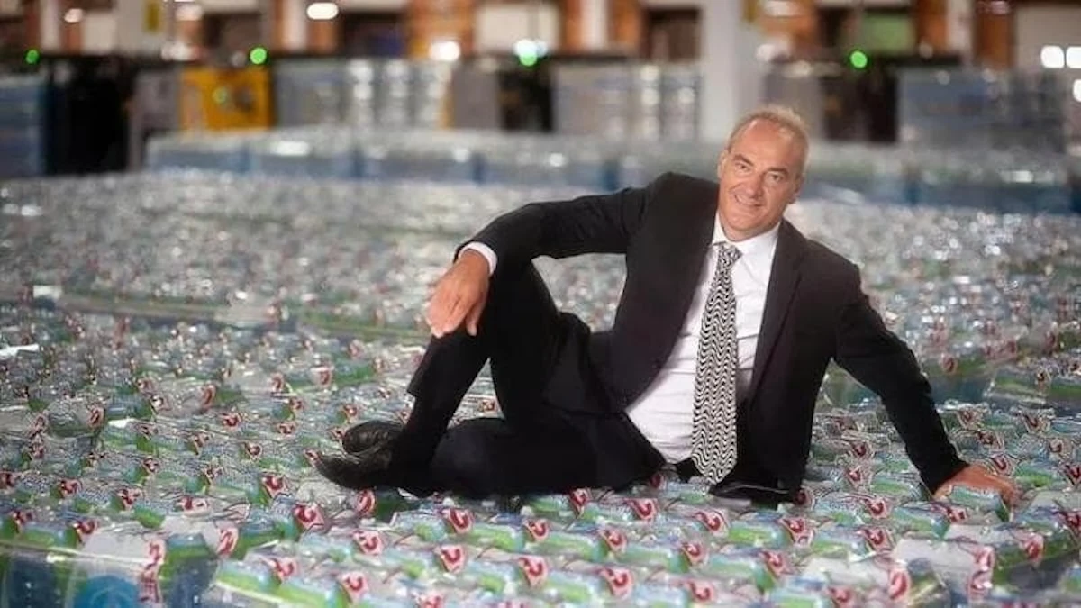 Ritratto di Alberto Bertone, fondatore di Acqua Sant’Anna