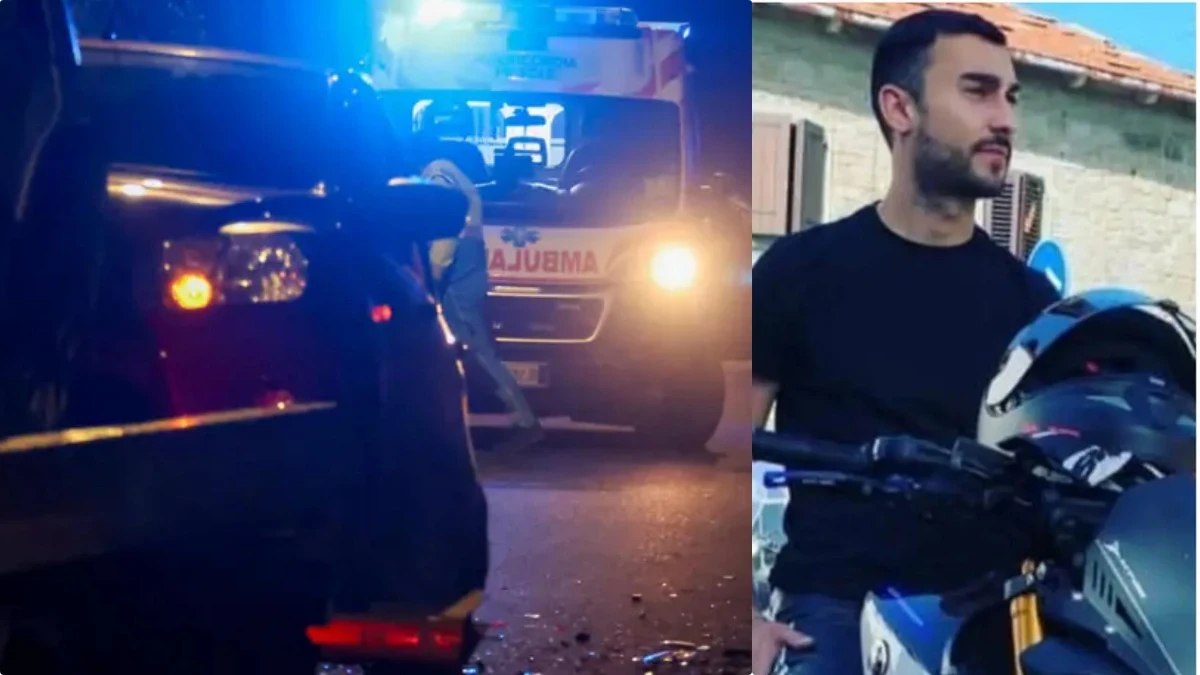 Immagine collage incidente via Mantellini a Fiesole