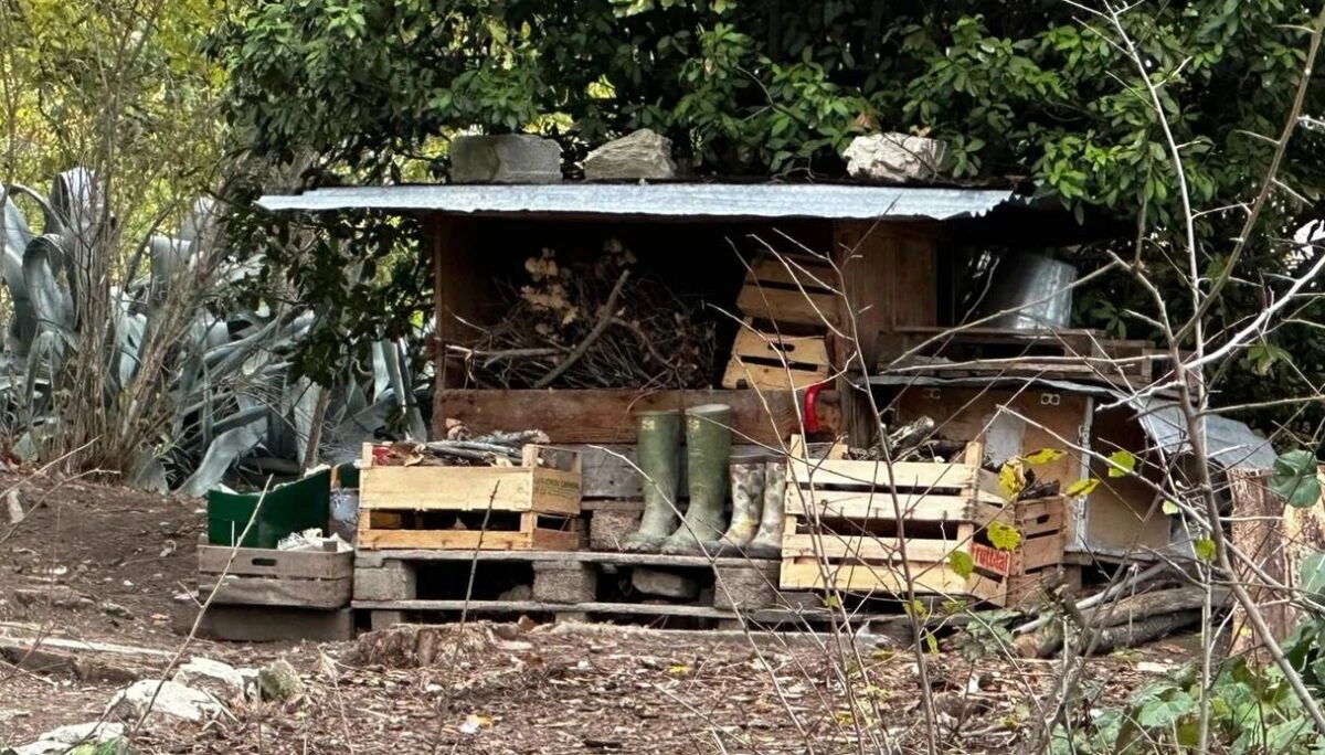 Esterno dell'abitazione della famiglia Trevallion-Birmingham nei pressi di Palmoli