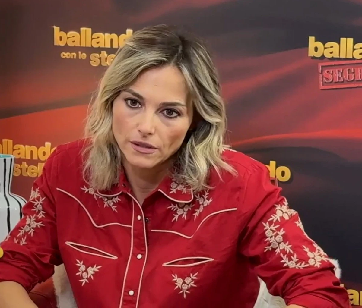 Francesca Fialdini durante le prove di Ballando con le stelle