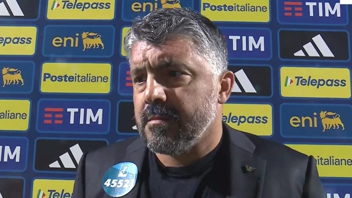 Gennaro Gattuso in conferenza stampa dopo la partita della Nazionale italiana in Moldavia