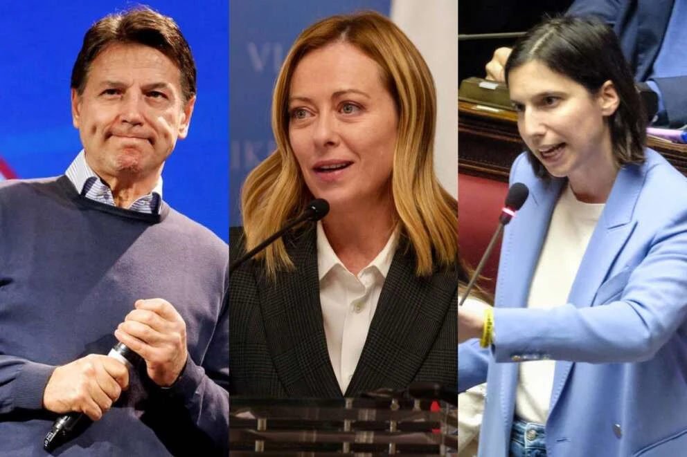 Meloni, Schlein e Conte: confronto politico dopo le regionali