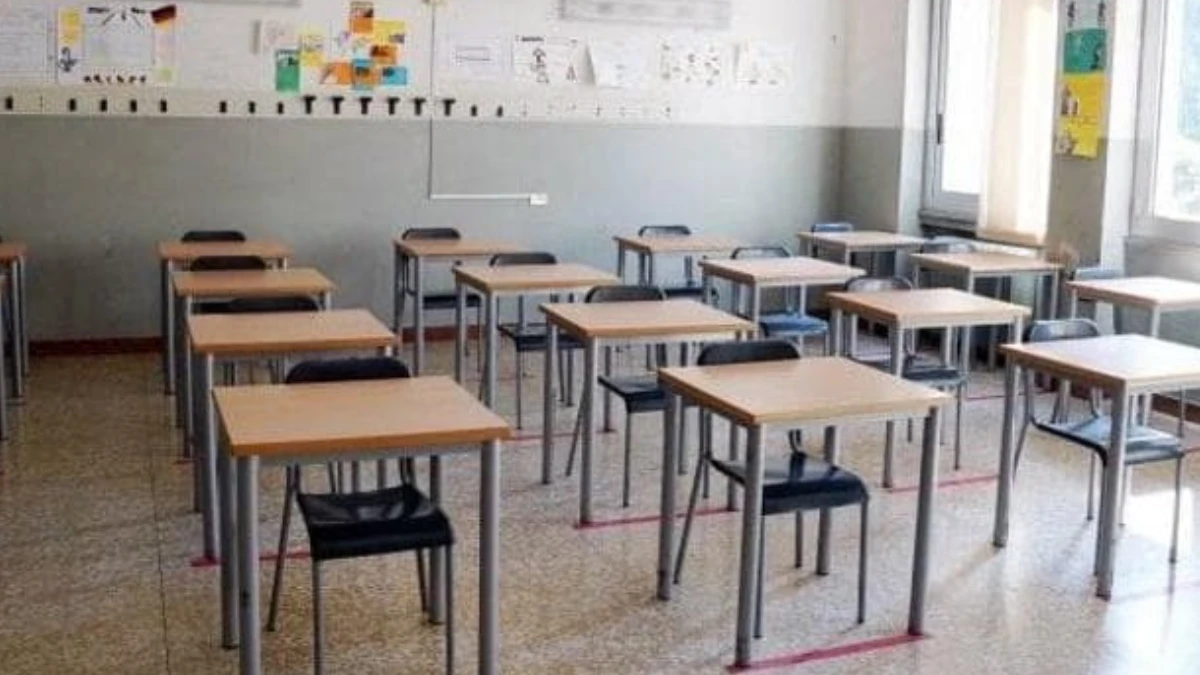 Immagine della scuola dove è avvenuta la tragedia di Cassino