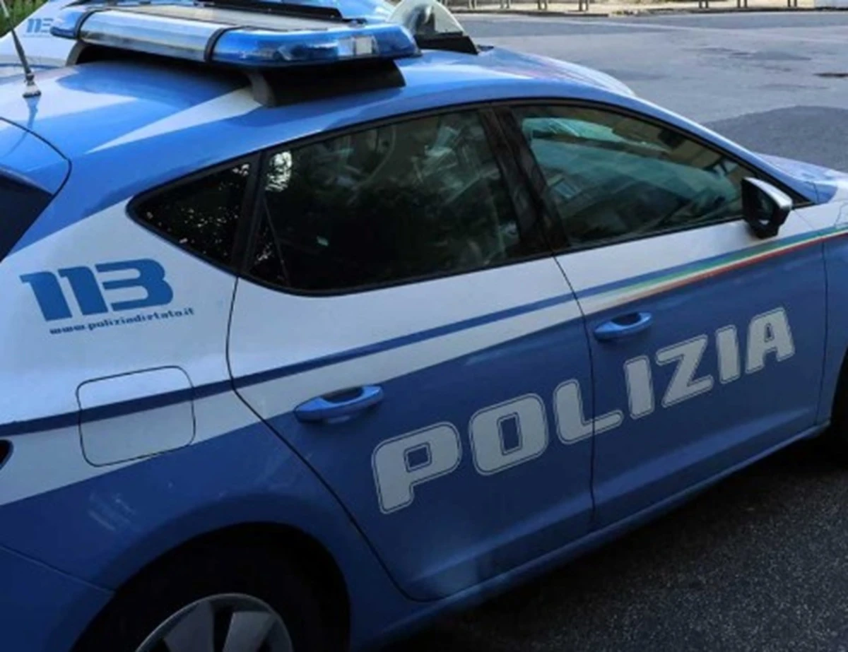 Presenza della polizia autostradale sul luogo dell
