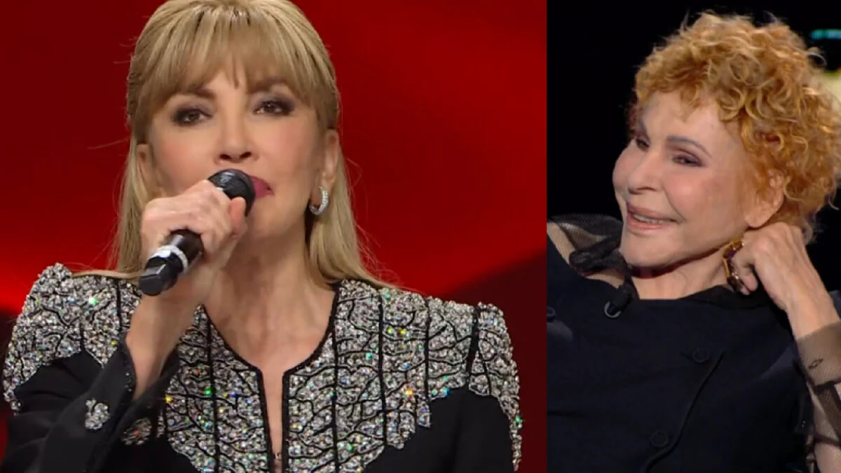 Nancy Brilli esibizione Ballando con le stelle omaggio Ornella Vanoni