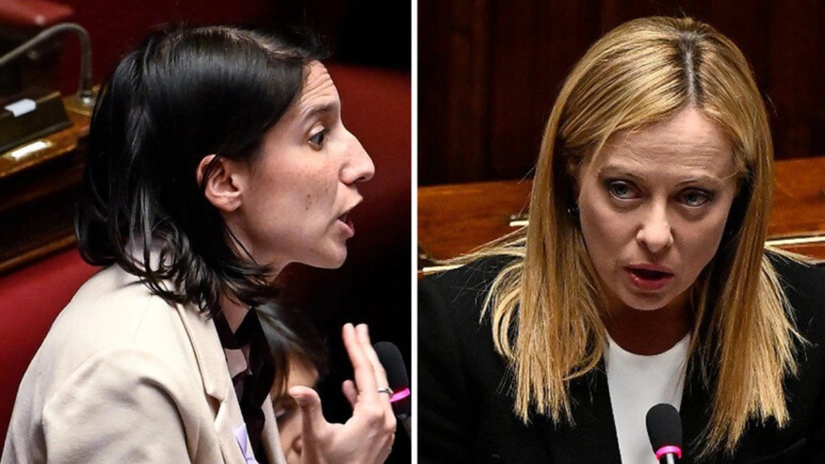Elly Schlein e Giorgia Meloni, confronto politico ad Atreju