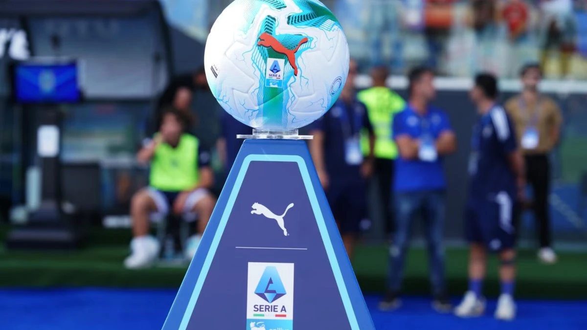 Giocatori di Atalanta e Sassuolo durante la partita di Serie A