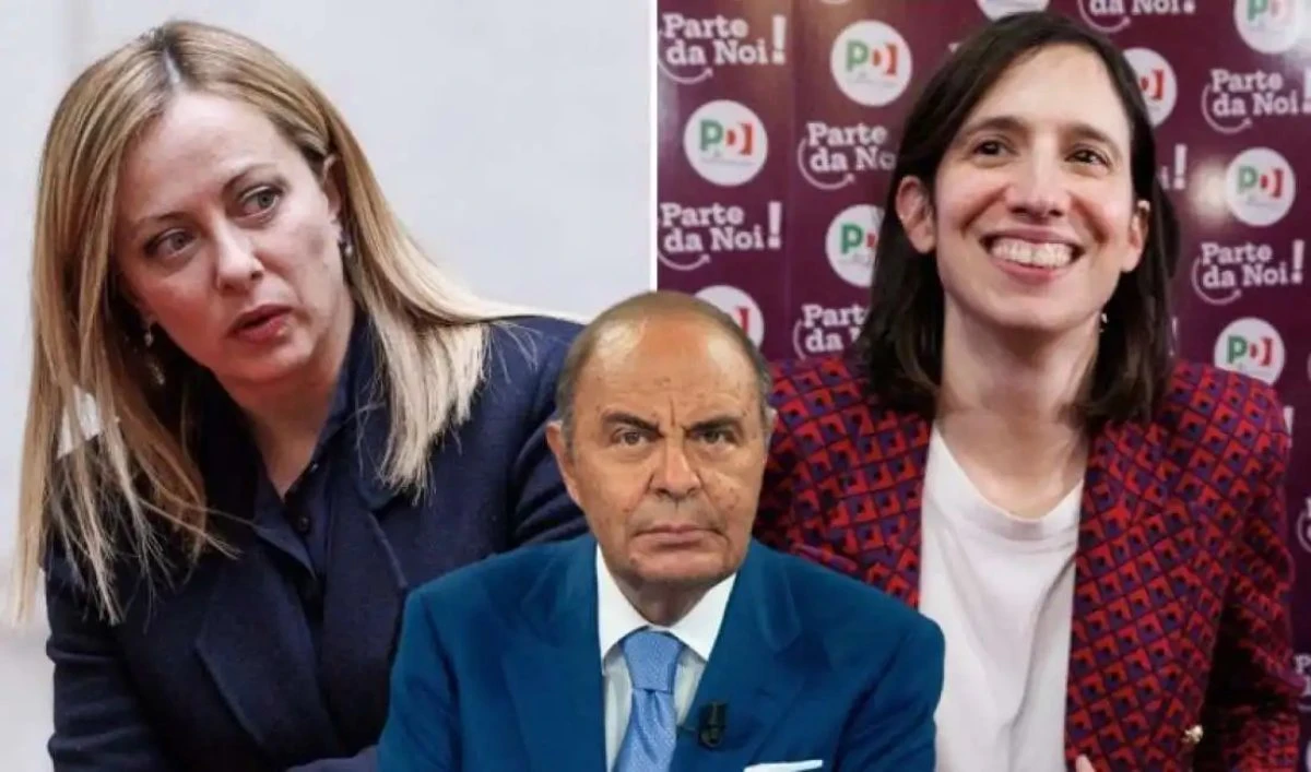 Grafico del sondaggio Porta a Porta sulle intenzioni di voto novembre 2025