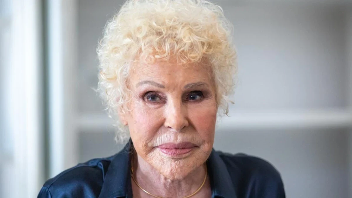 Ornella Vanoni in primo piano, simbolo di vulnerabilità e coraggio