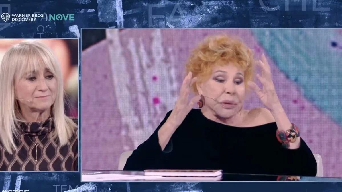 Fabio Fazio e Luciana Littizzetto durante la dedica a Ornella Vanoni a Che Tempo Che Fa