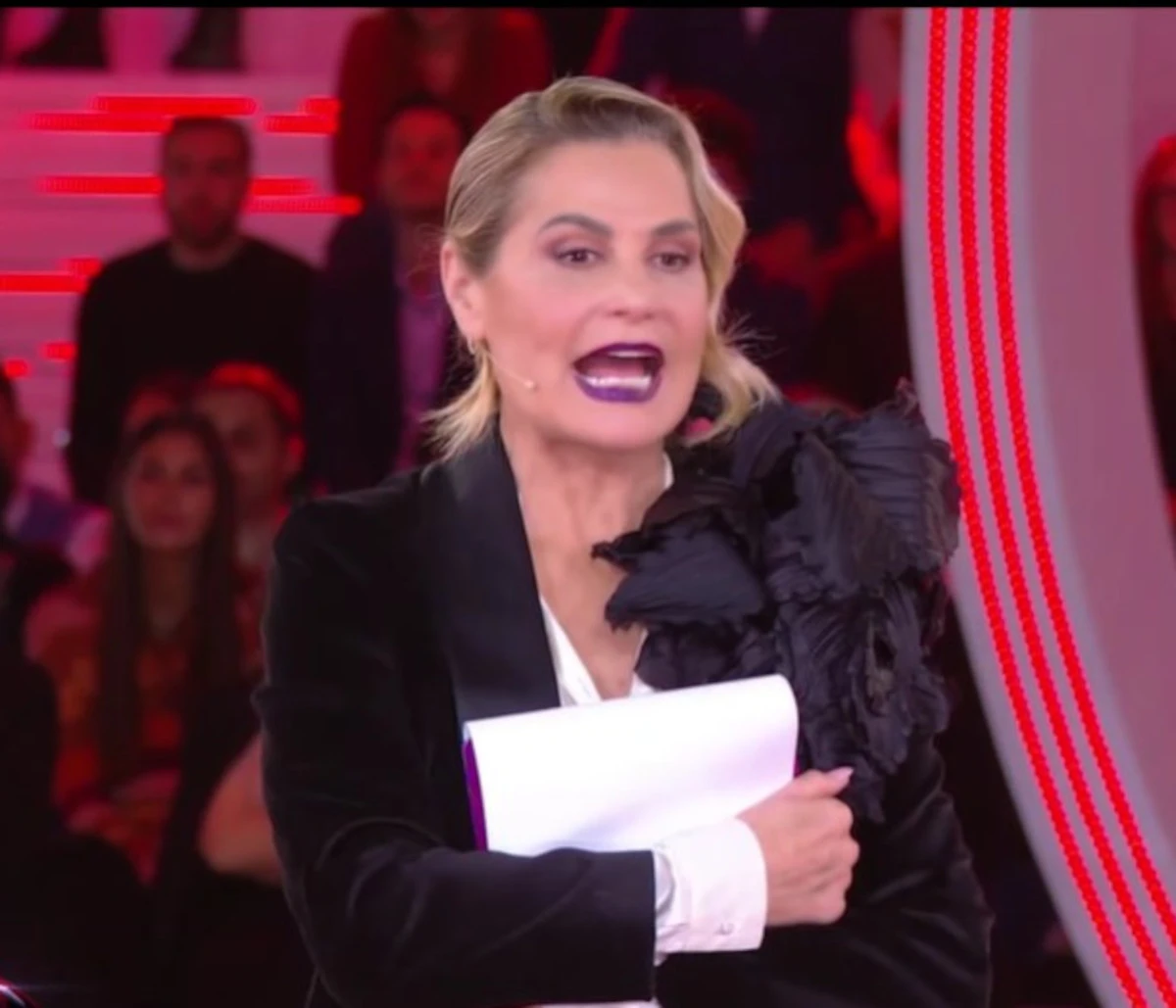 Valentina Piscopo durante la discussione al GF