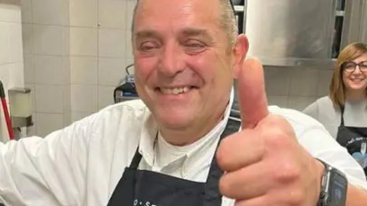Foto di Enrico Celeghin, capo pizzaiolo di PizzAut, recentemente scomparso