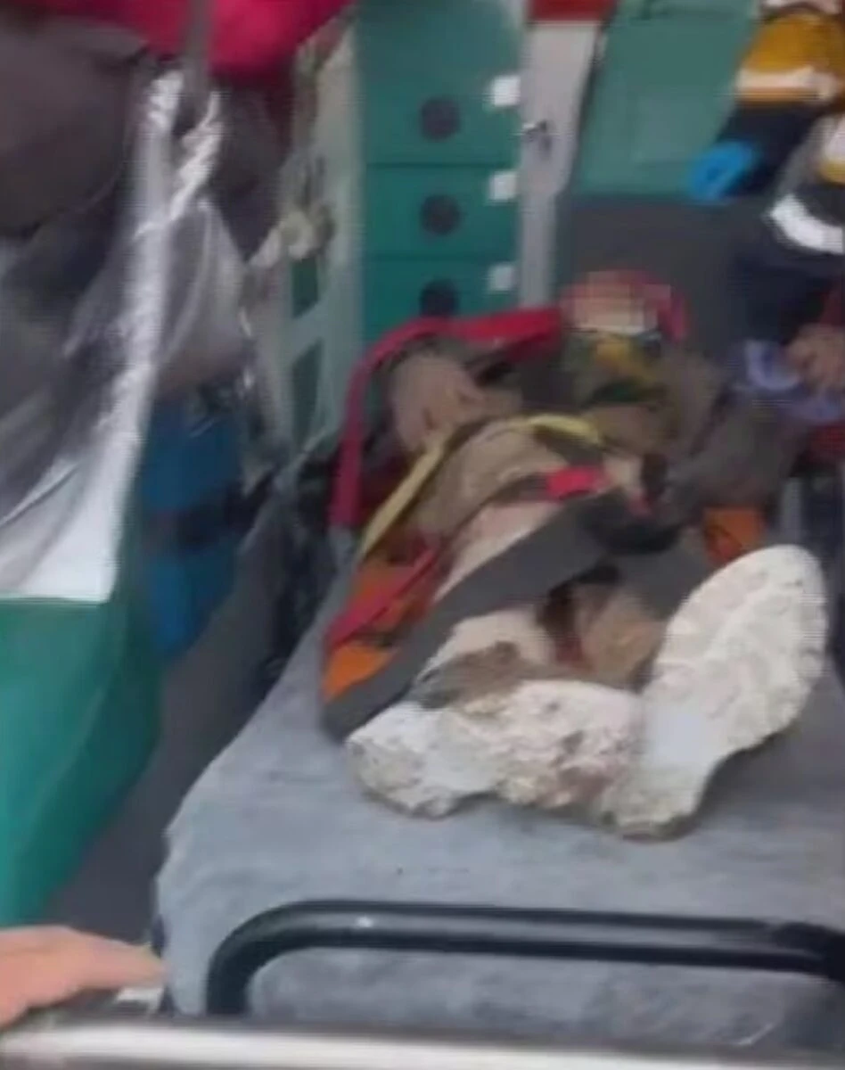 Zona delle ricerche con volontari e residenti