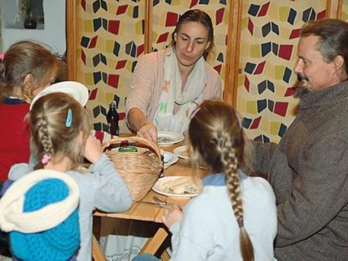 Abitazione e contesto della famiglia nel bosco