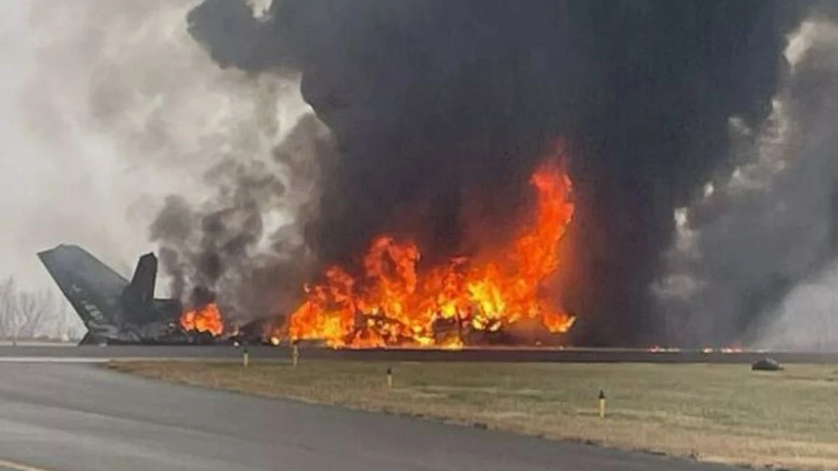 Immagine dell’area dell’incidente aereo in North Carolina