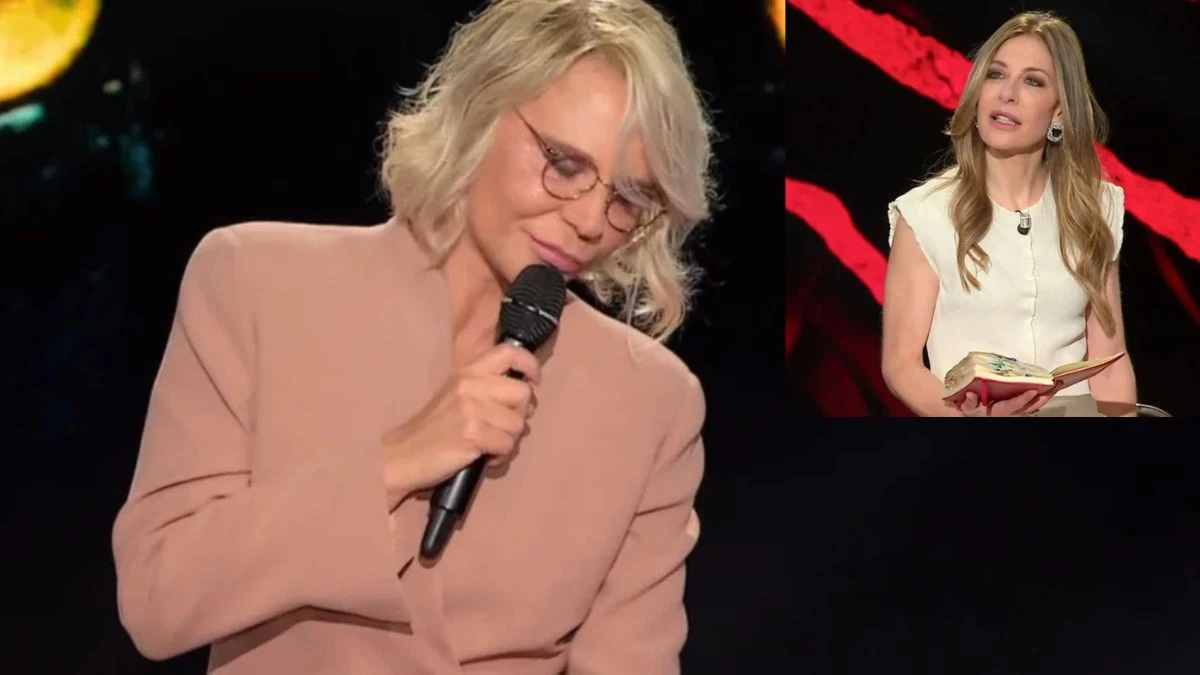 maria de filippi in lacrime a belve le parole su maurizio costanzo commuovono