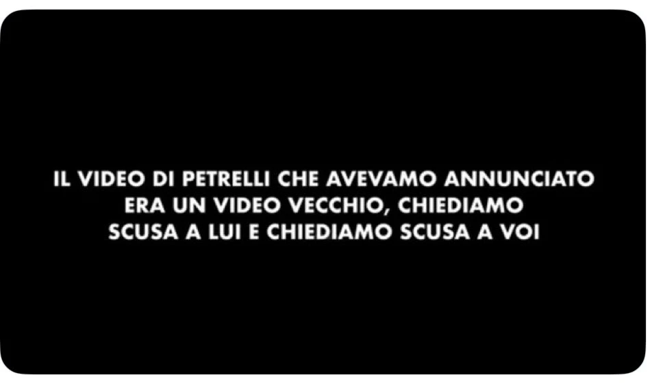 Antonio Medugno in studio a Falsissimo mentre racconta la propria versione dei fatti