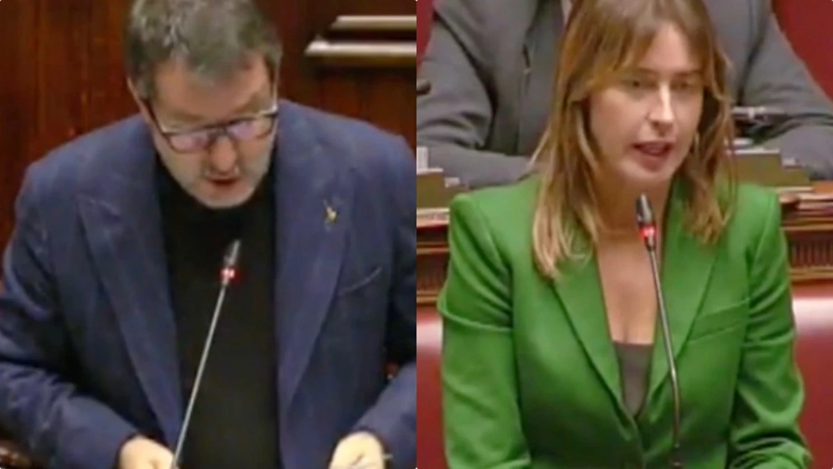 Maria Elena Boschi entra in aula vestita così: la reazione di Salvini spiazza tutti (VIDEO)