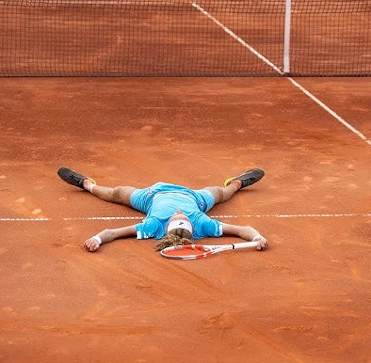 Foto di Mika Brunold, il tennista svizzero protagonista del coming out