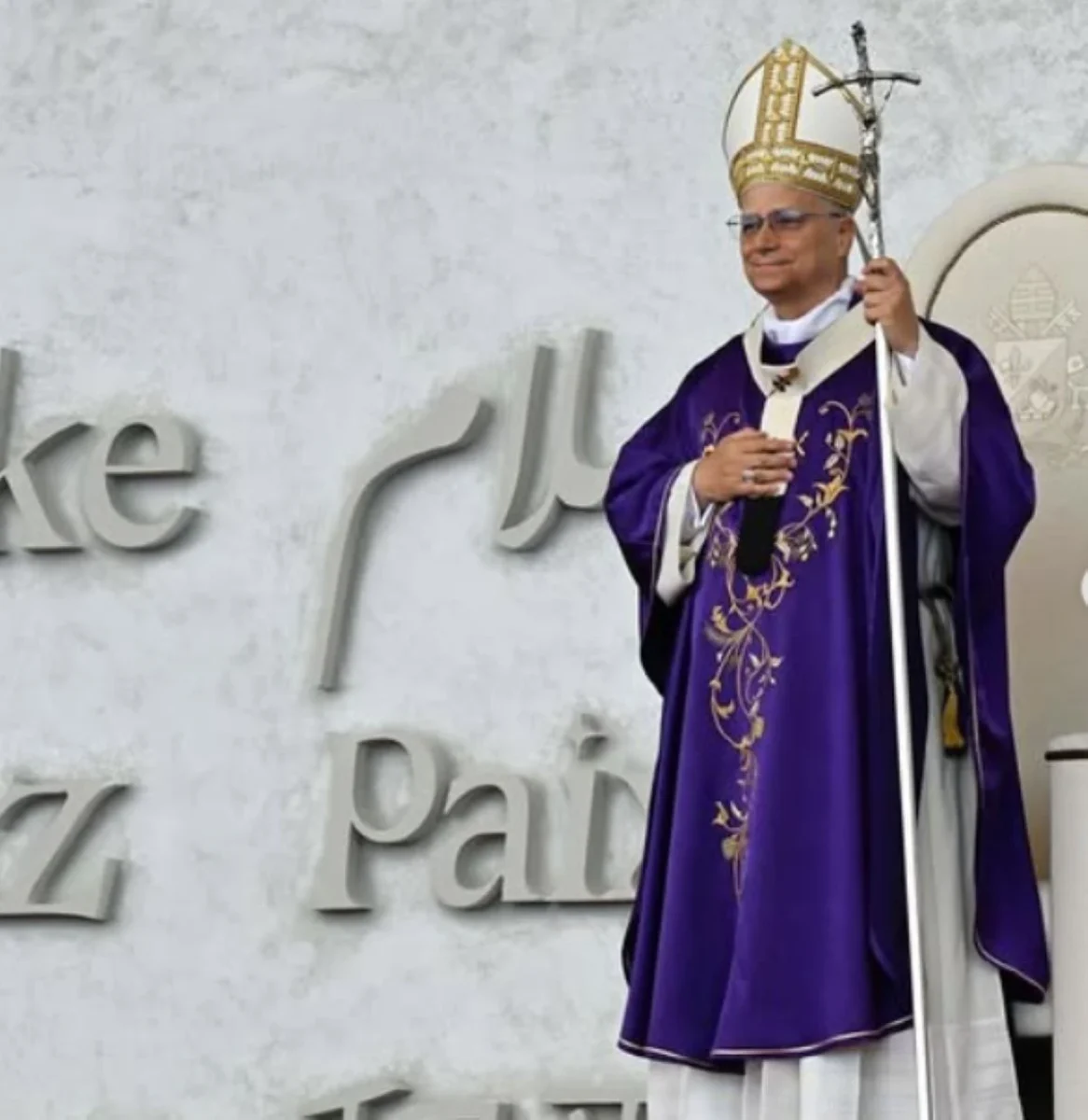 Papa Leone XIV durante l