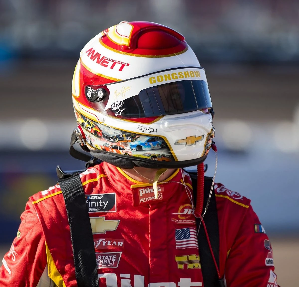 Michael Annett, pilota, ricordato dal paddock Nascar