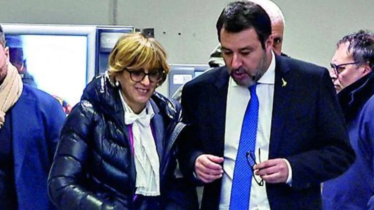 Aula di tribunale durante un processo penale