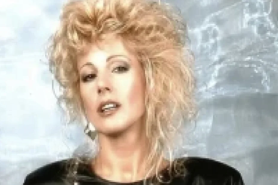 Ritratto della cantante italiana Anna Rusticano