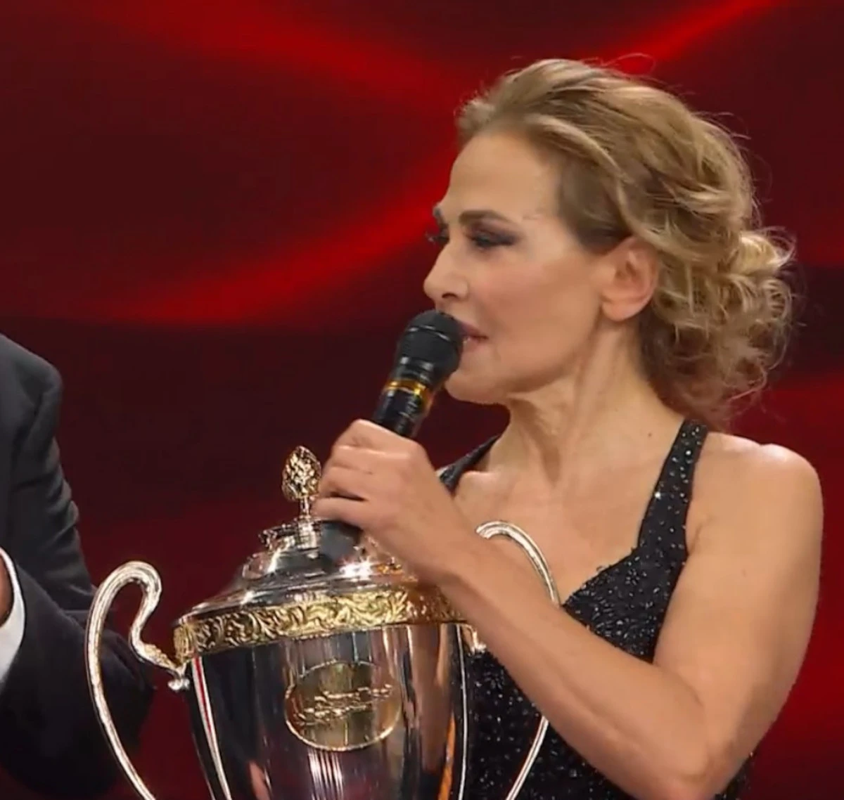 Barbara D’Urso durante una delle serate del programma