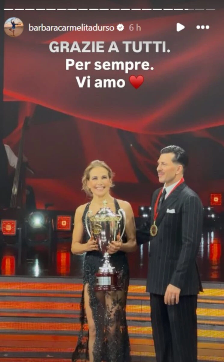 Esibizione in pista di Barbara D’Urso a Ballando con le Stelle