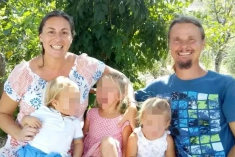 Veduta del bosco di Palmoli dove la famiglia viveva prima dell’intervento delle autorità