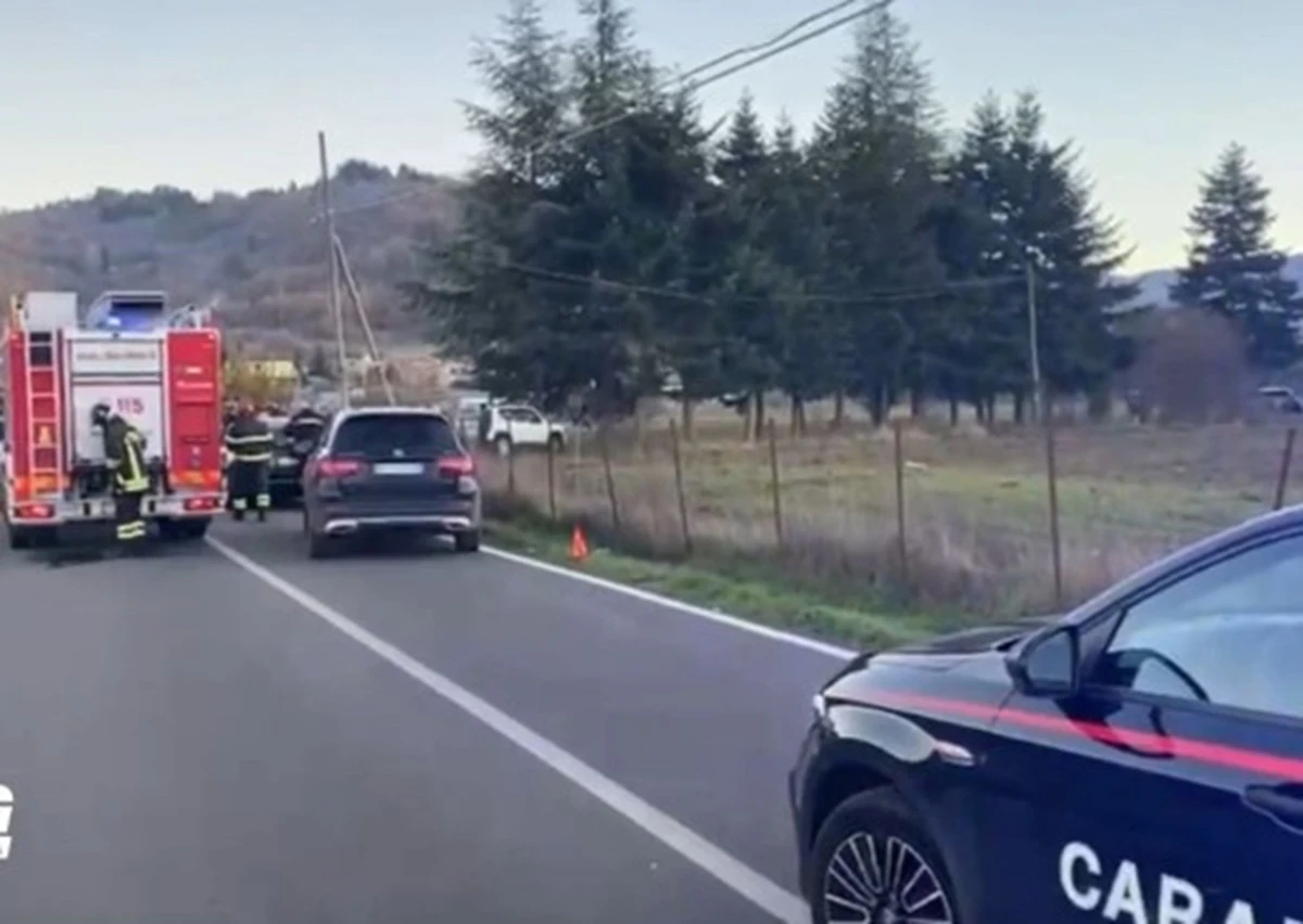 Immagine della strada dove è avvenuto l