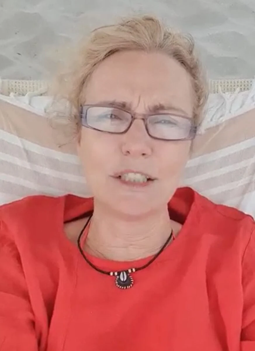 Licia Colò in un momento privato