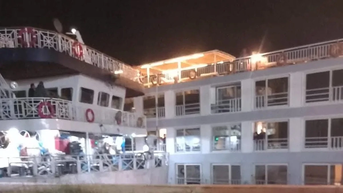 Imbarcazione sul Nilo coinvolta nell'incidente in Egitto