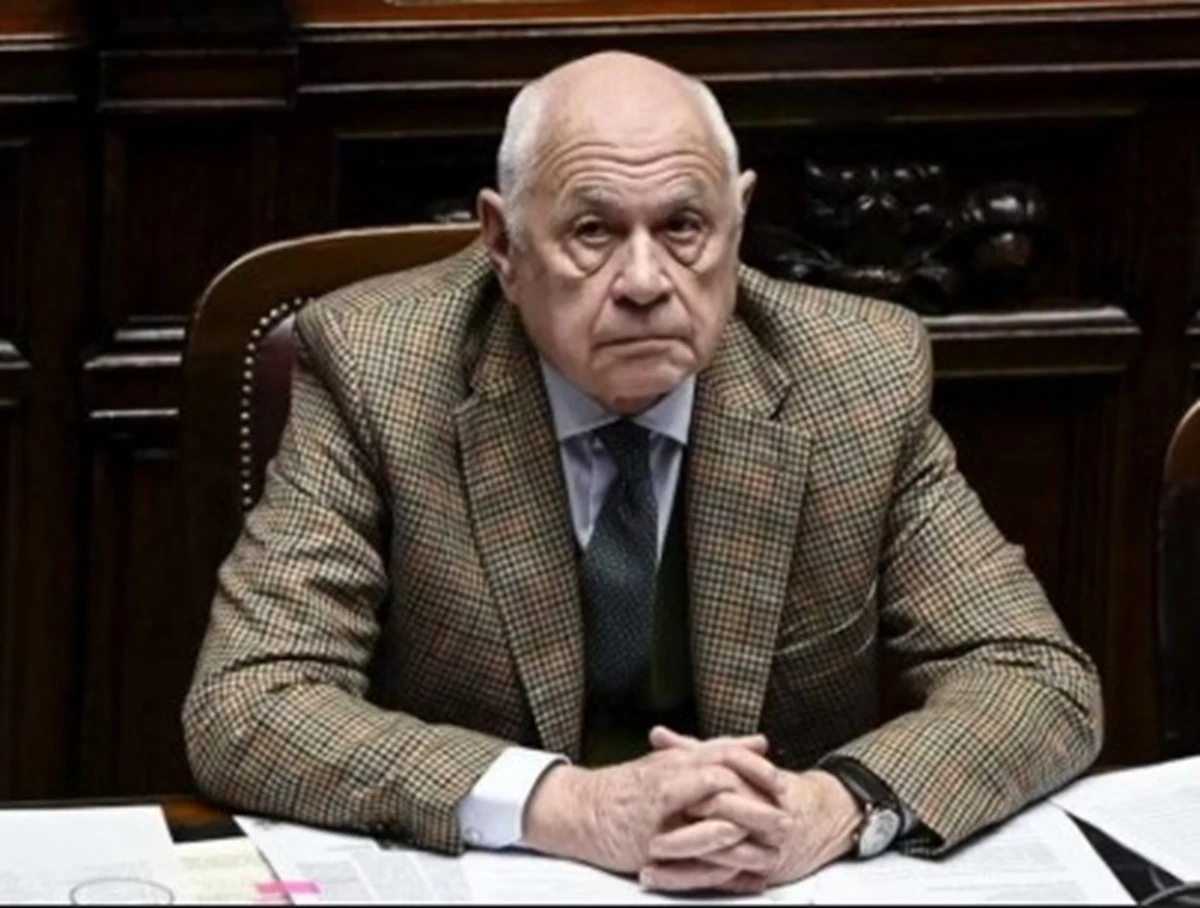 Il ministro della Giustizia Carlo Nordio durante un evento pubblico