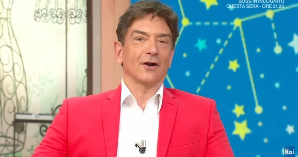 Paolo Fox durante una trasmissione televisiva sulla Rai