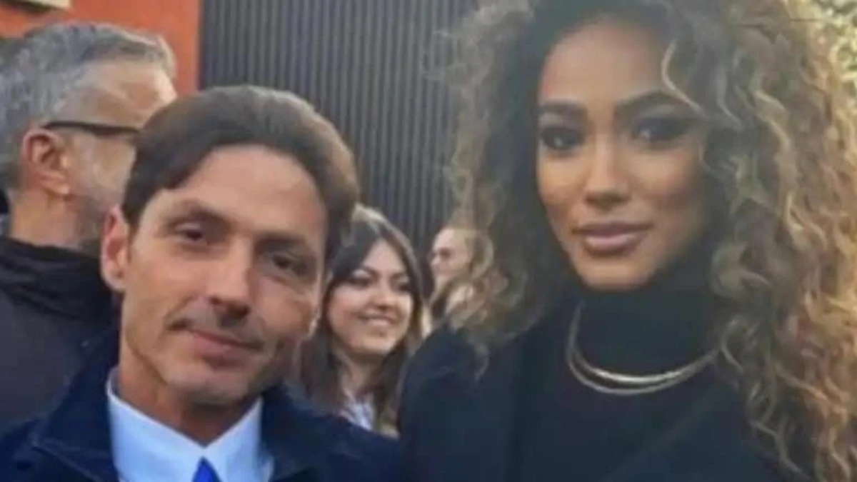 Pier Silvio Berlusconi e Samira Lui durante un evento Mediaset