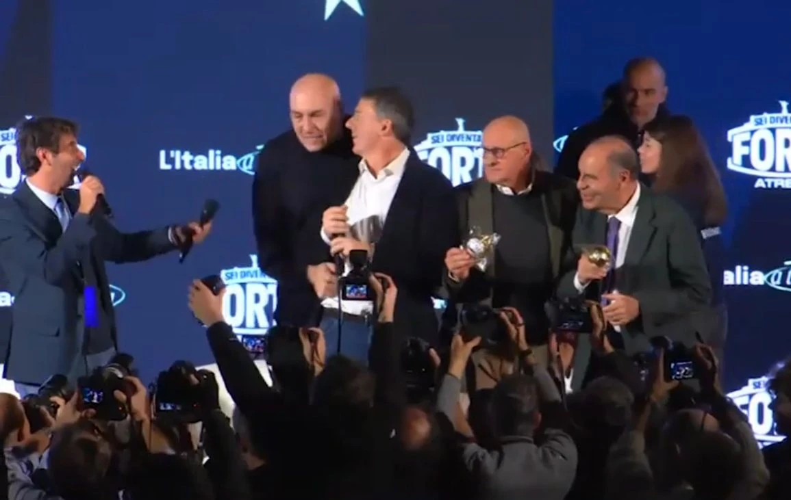 Matteo Renzi durante il dibattito su autonomia e riforme ad Atreju