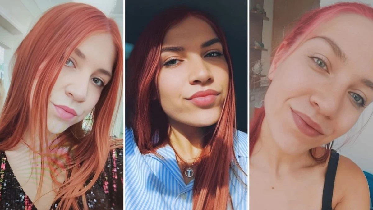 Tatiana Tramacere durante un servizio televisivo