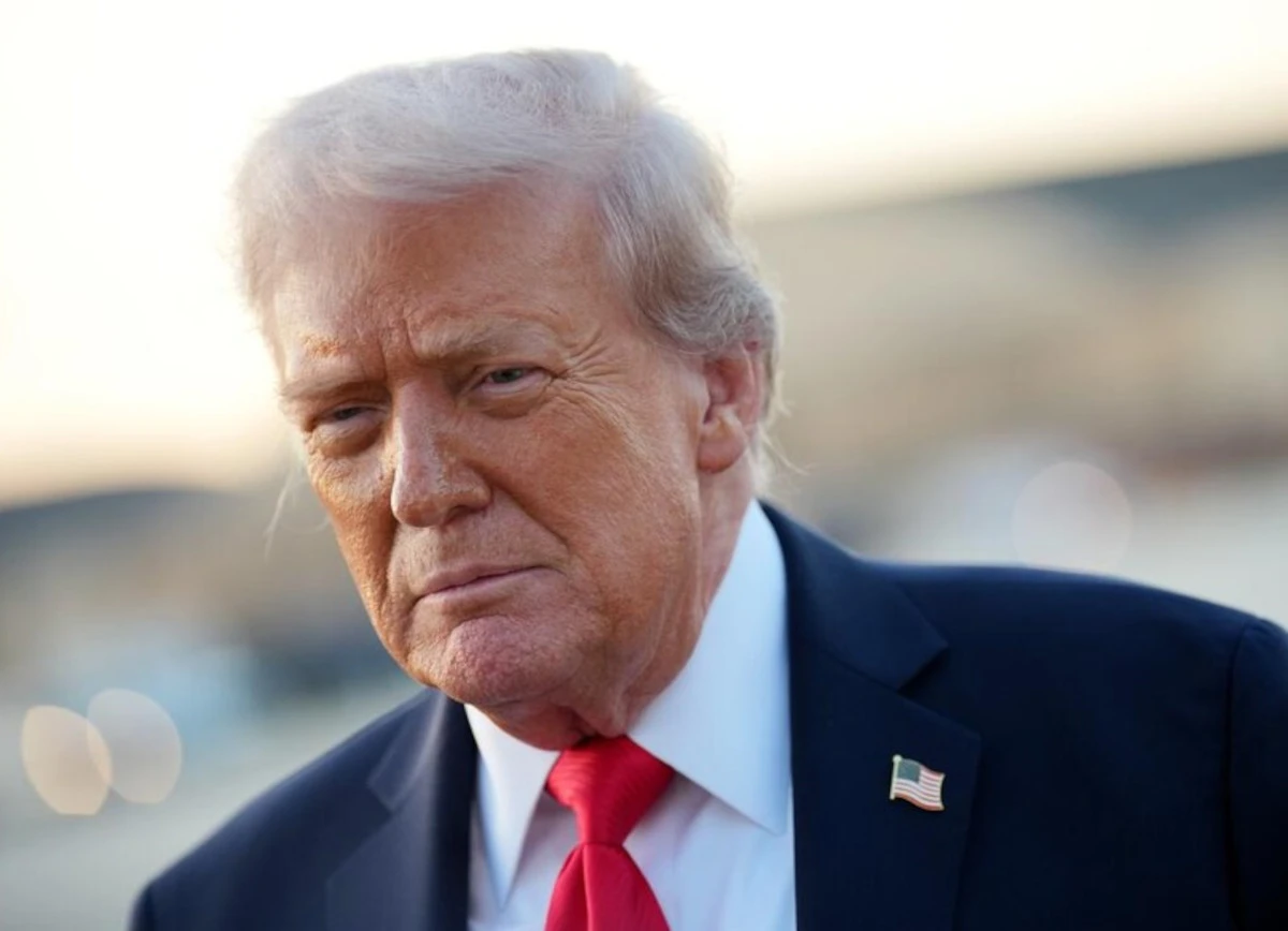 Donald Trump durante un evento politico