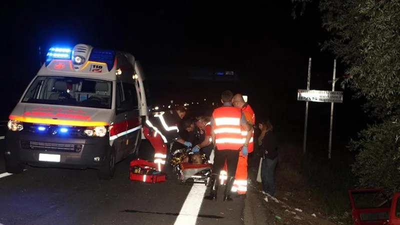 Intervento delle forze dell’ordine sul luogo dell’incidente a Ivrea