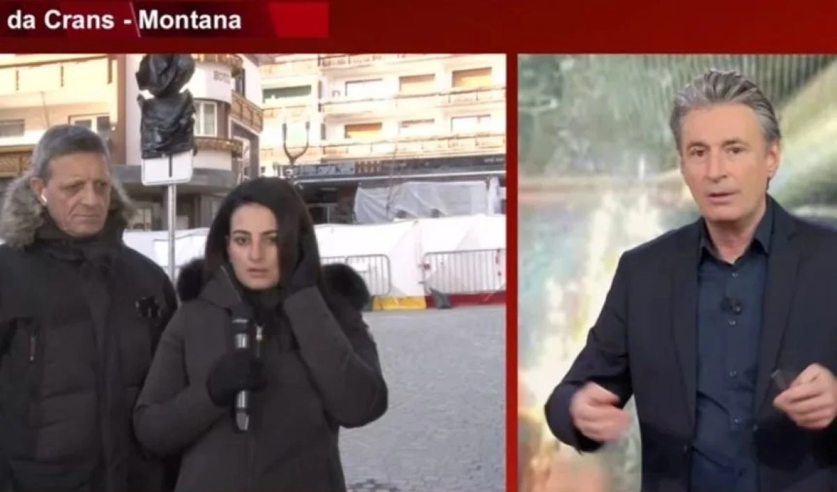 Troupe televisiva aggredita durante un servizio a Crans-Montana