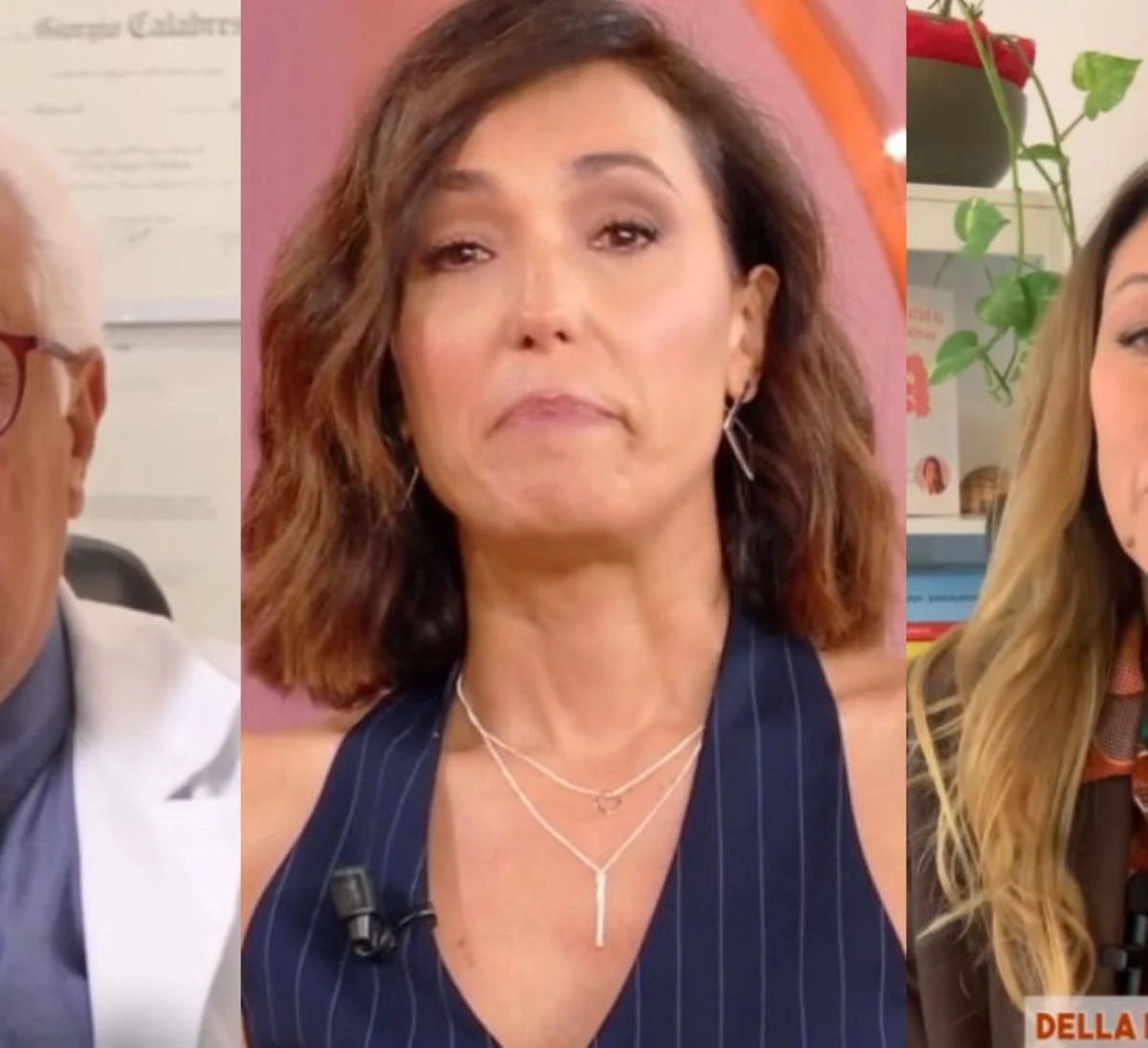 Caterina Balivo in lacrime durante la trasmissione