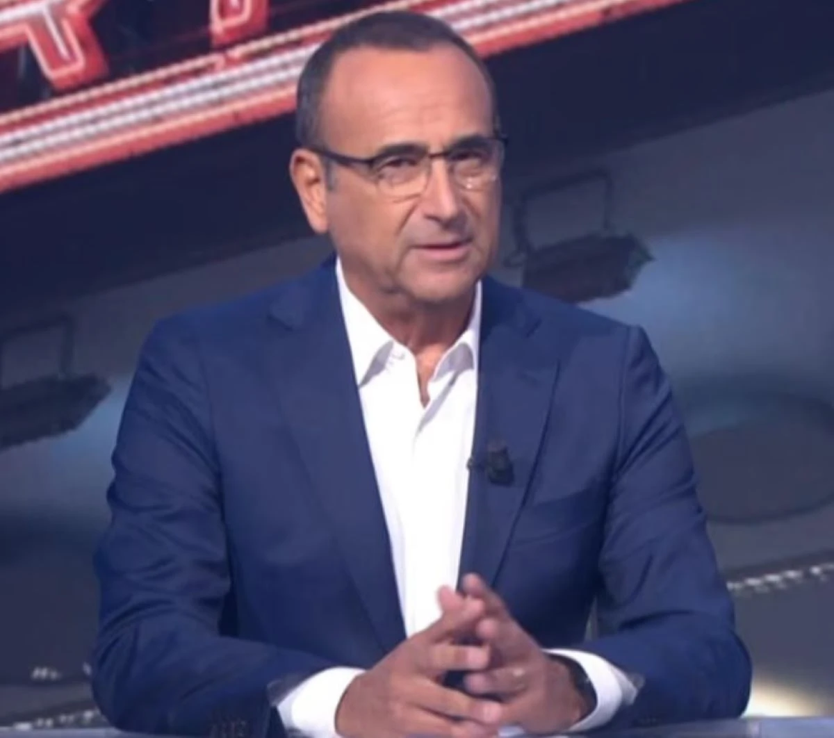 Il conduttore Carlo Conti