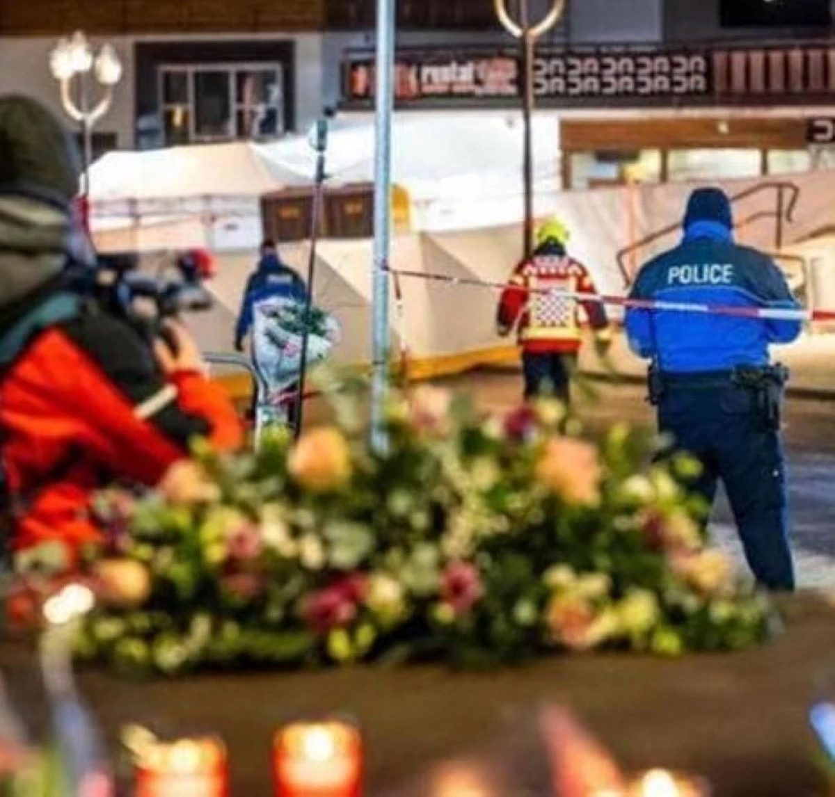 Veduta di Crans-Montana luogo della tragedia e delle aggressioni ai giornalisti